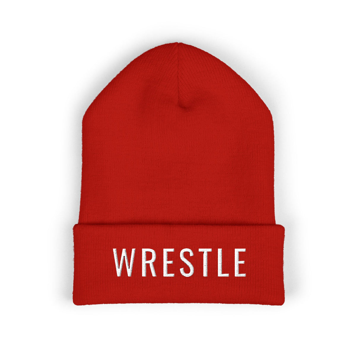 WRESTLE Embroidered Cuff Beanie