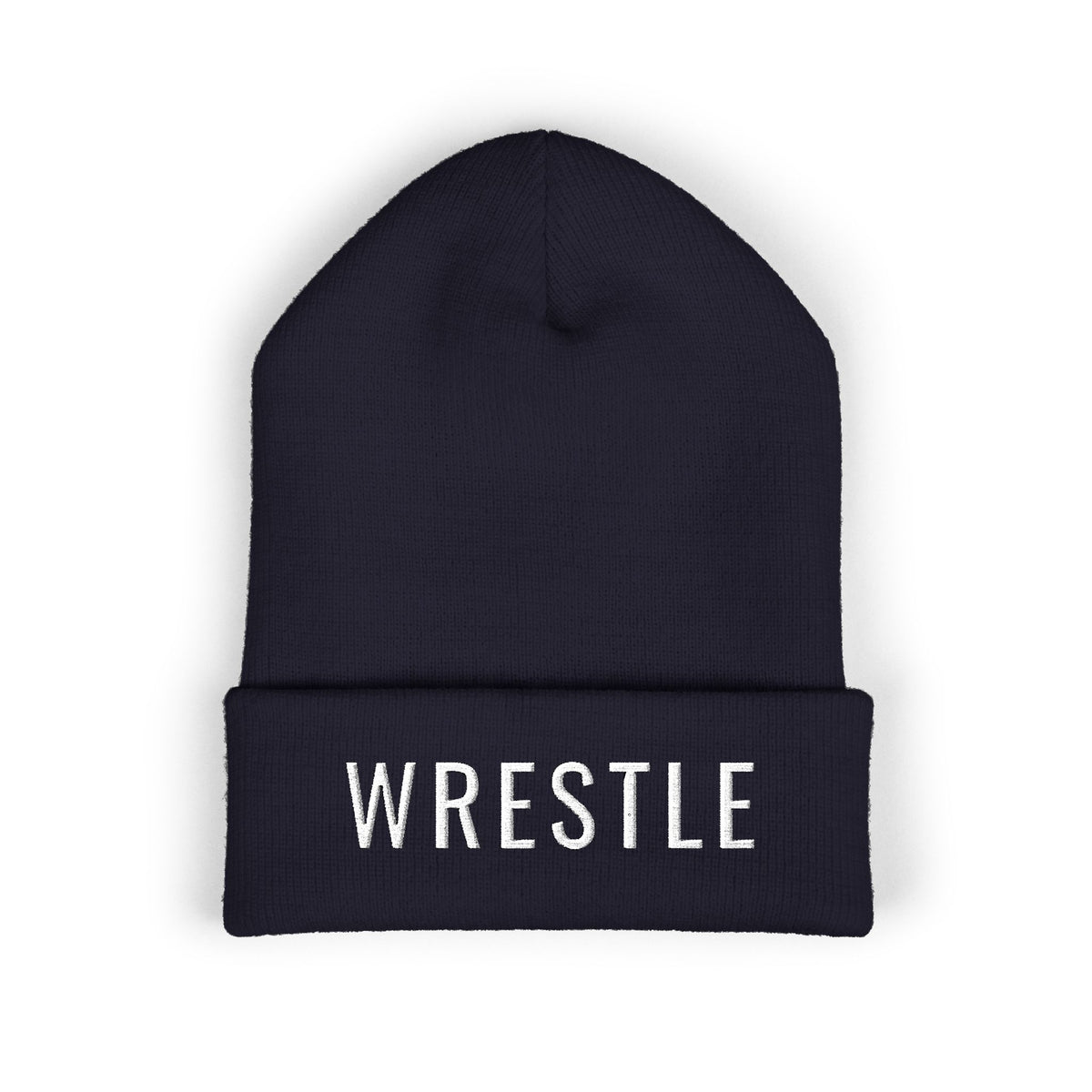 WRESTLE Embroidered Cuff Beanie