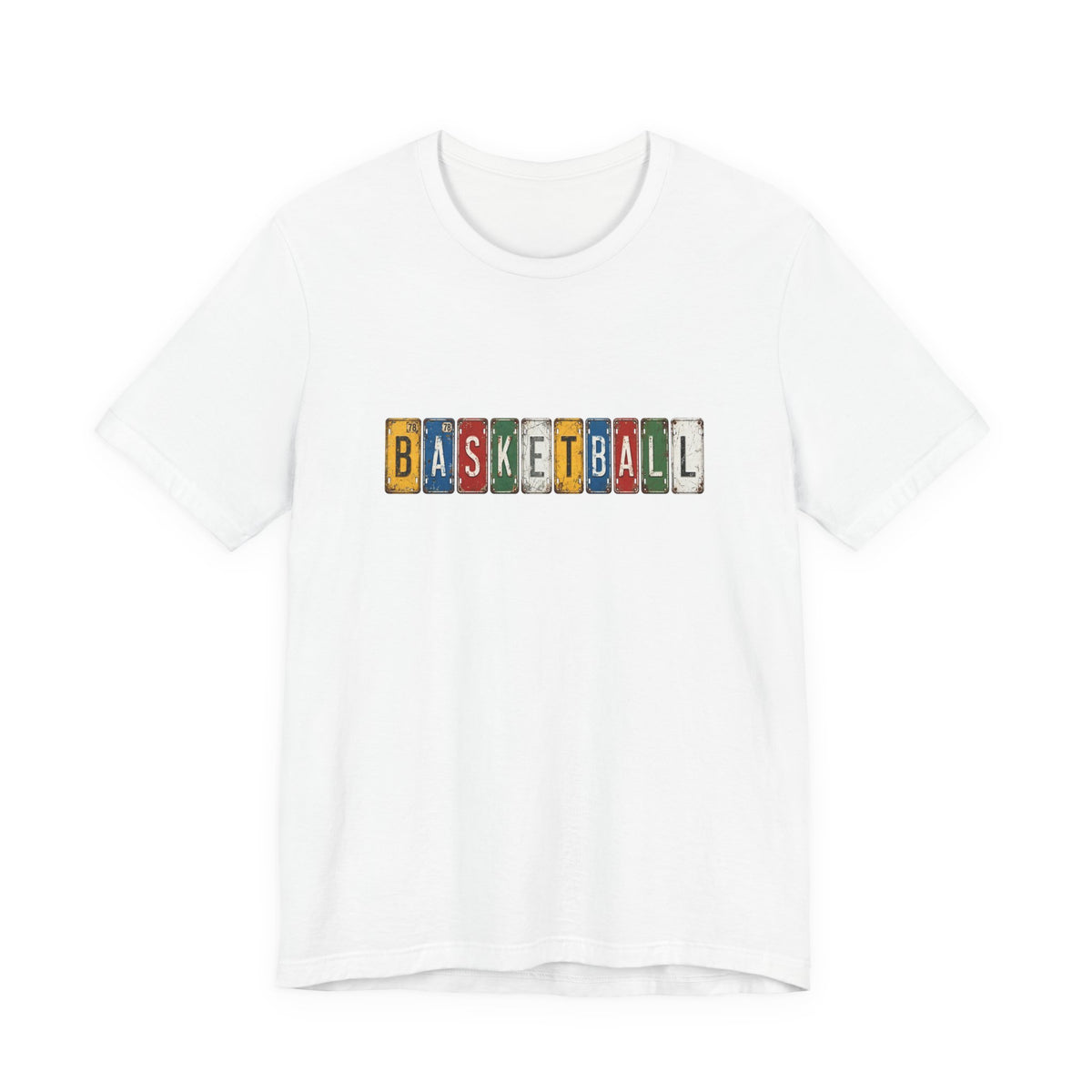 Basketball License Plate T-Shirt