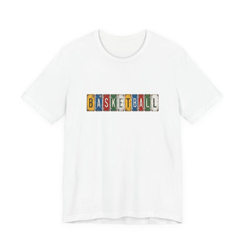 Basketball License Plate T-Shirt
