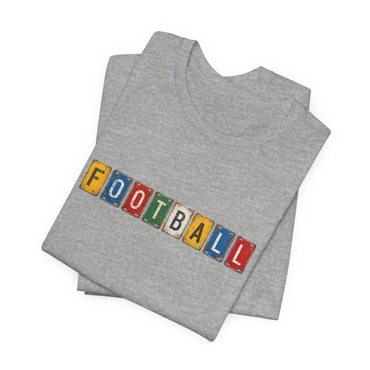 Football License Plate T-Shirt