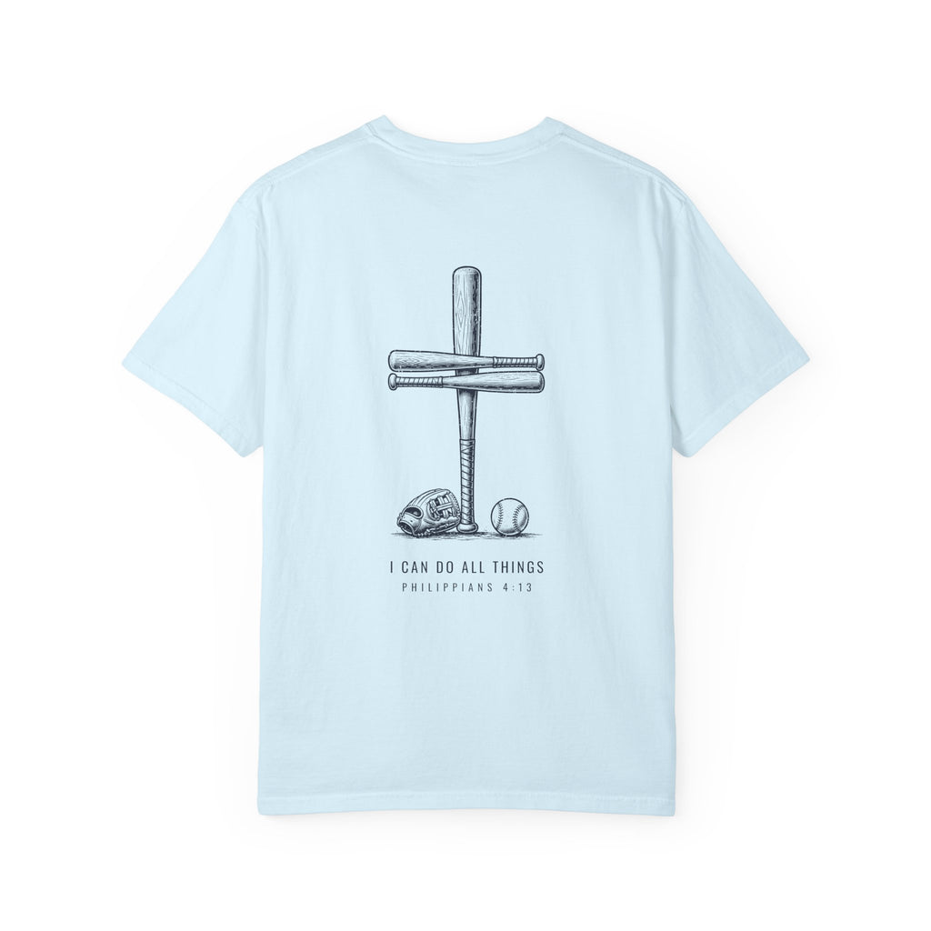I Can Do All Things Baseball Cross T-Shirt