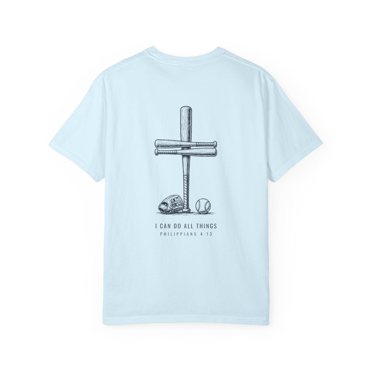 I Can Do All Things Baseball Cross T-Shirt
