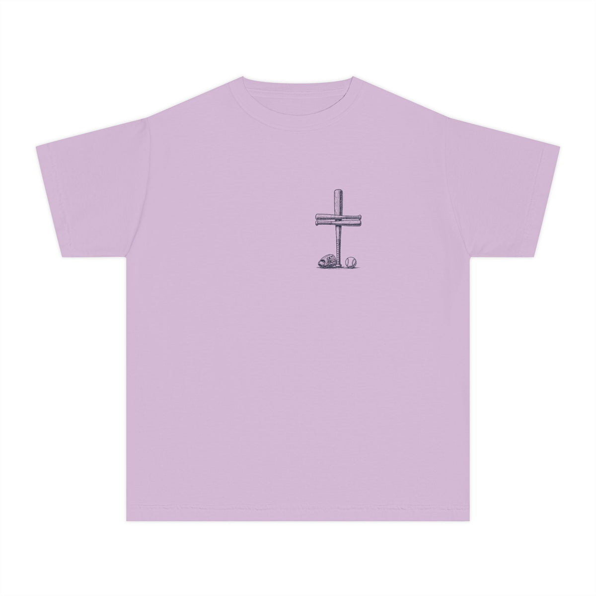 I Can Do All Things Baseball Cross Youth T-Shirt
