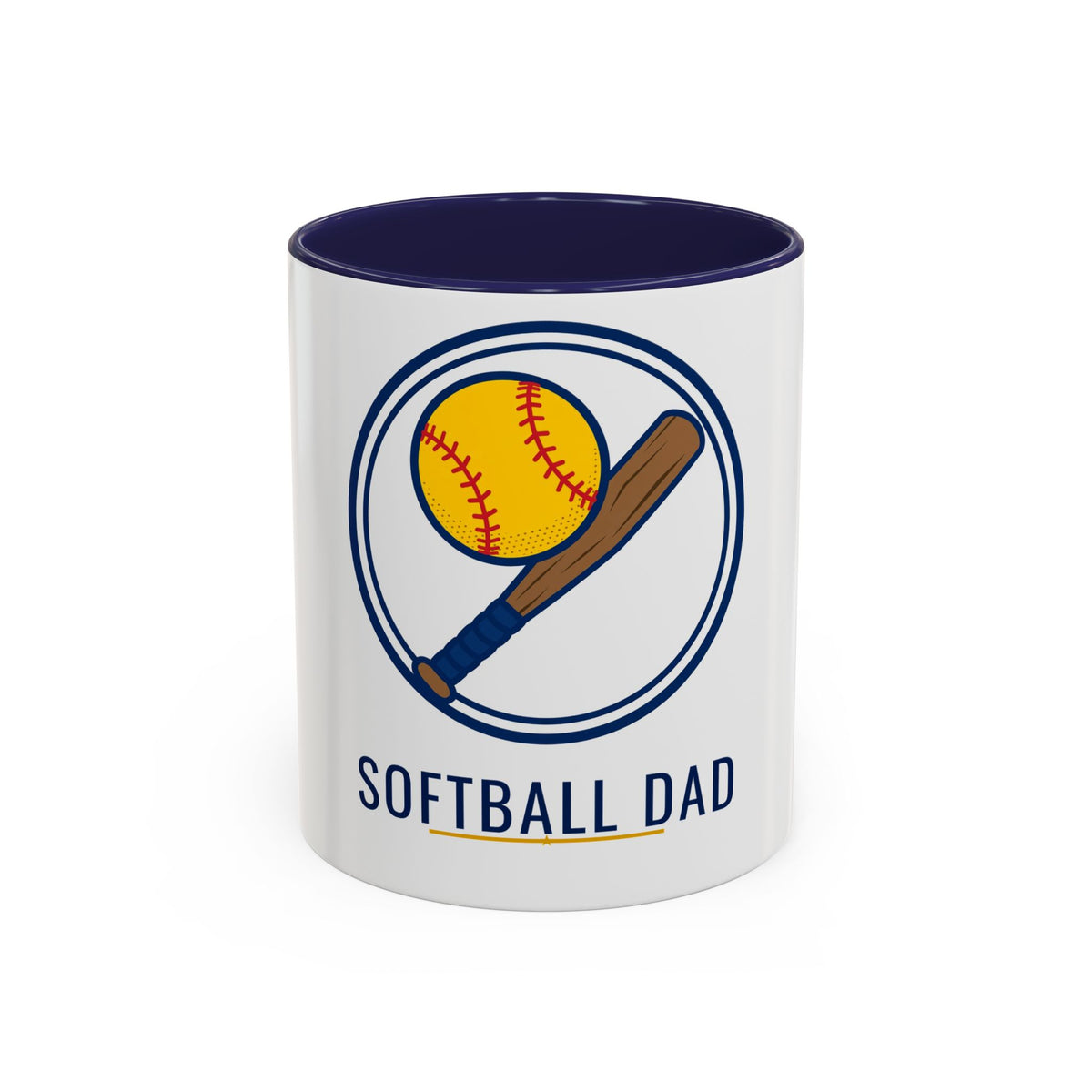 Softball Dad Coffee Mug, 11oz