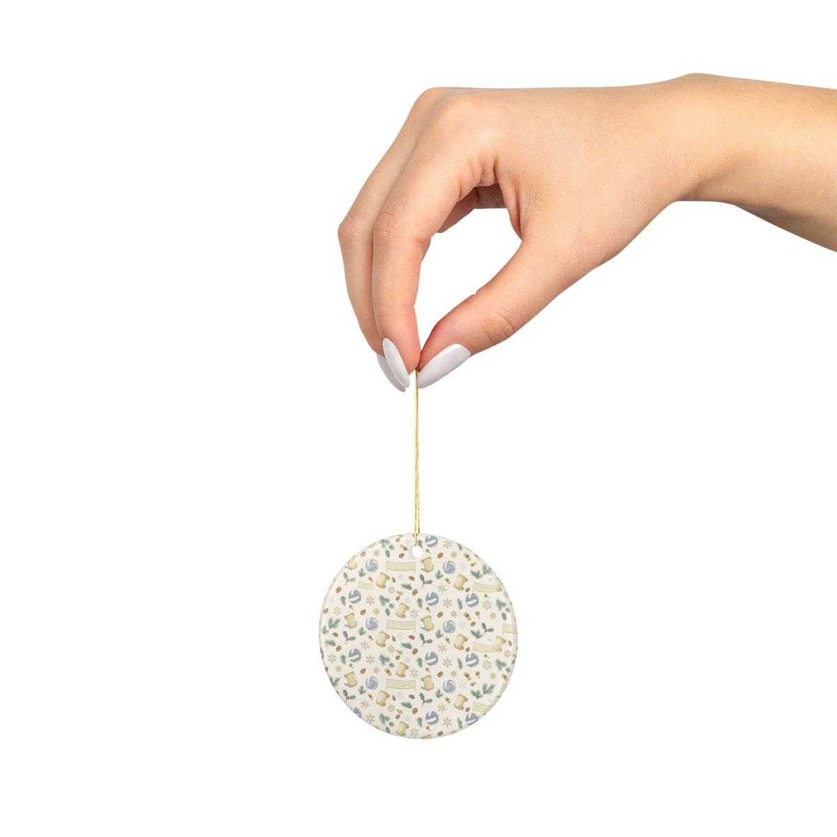 Volleyball Christmas Ornament