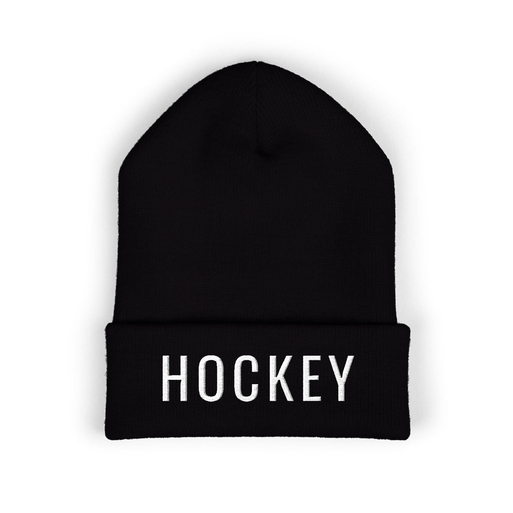 HOCKEY Embroidered Cuff Beanie