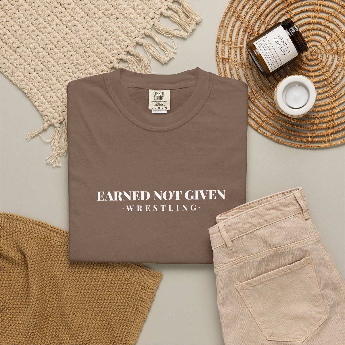 Earned Not Given Wrestling T-Shirt