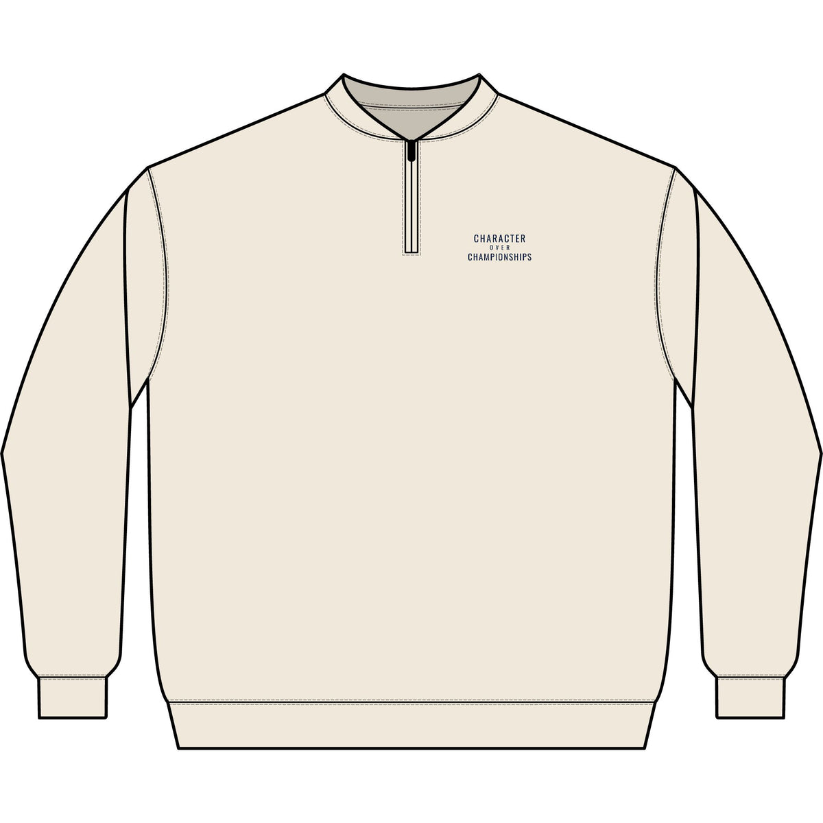 Character Over Championships Quarter-Zip Sweatshirt