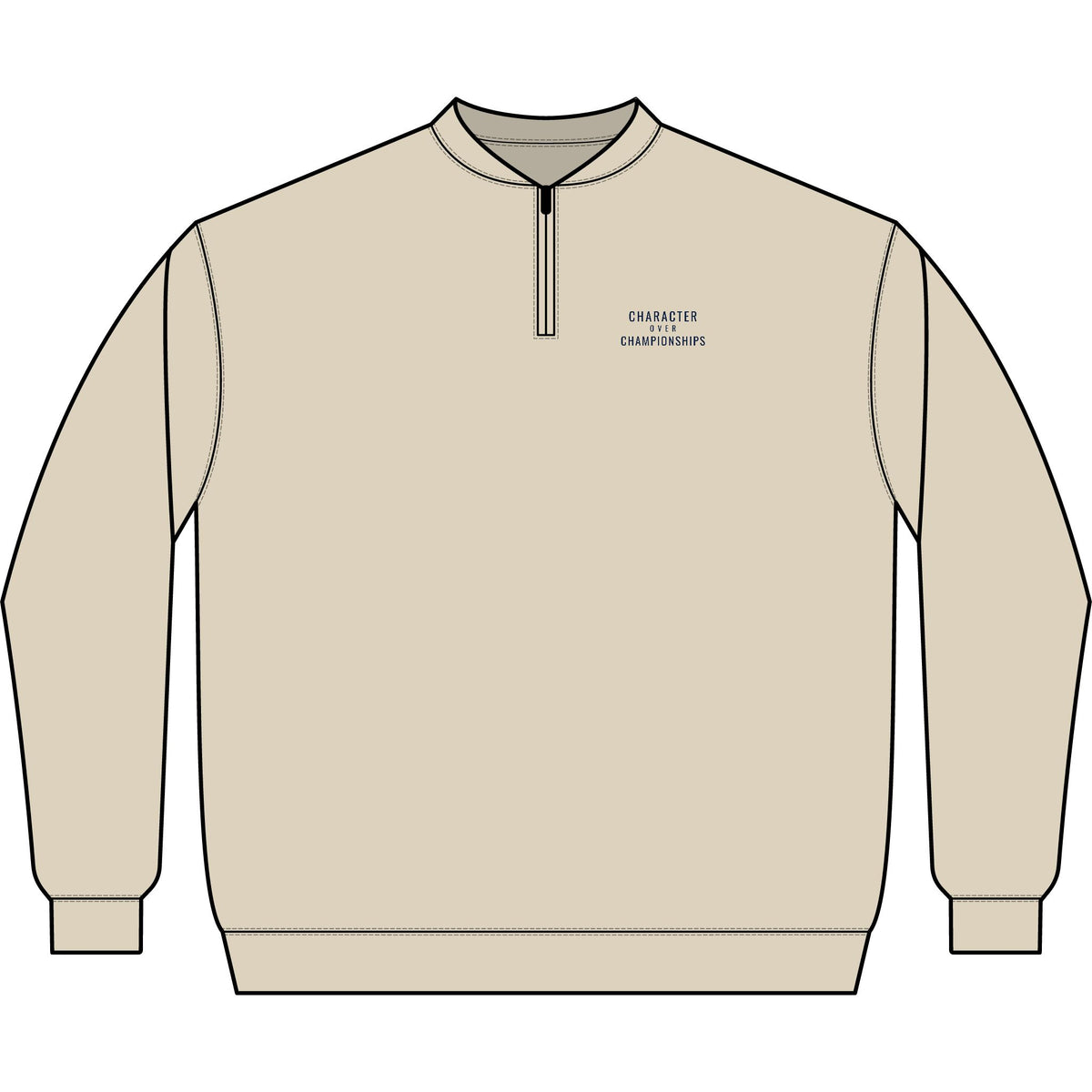 Character Over Championships Quarter-Zip Sweatshirt