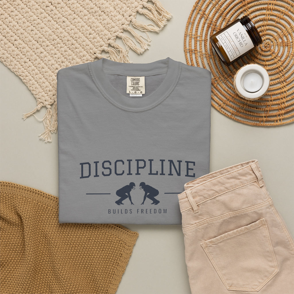 Discipline Builds Freedom Football T-Shirt
