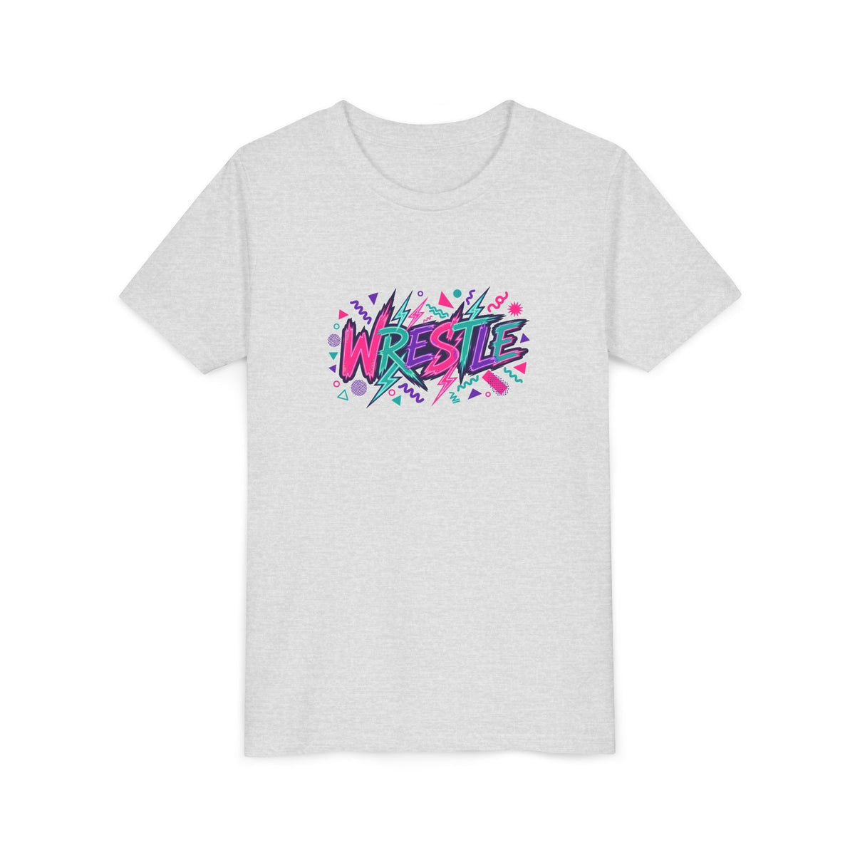 90s Neon Wrestling Youth T-Shirt