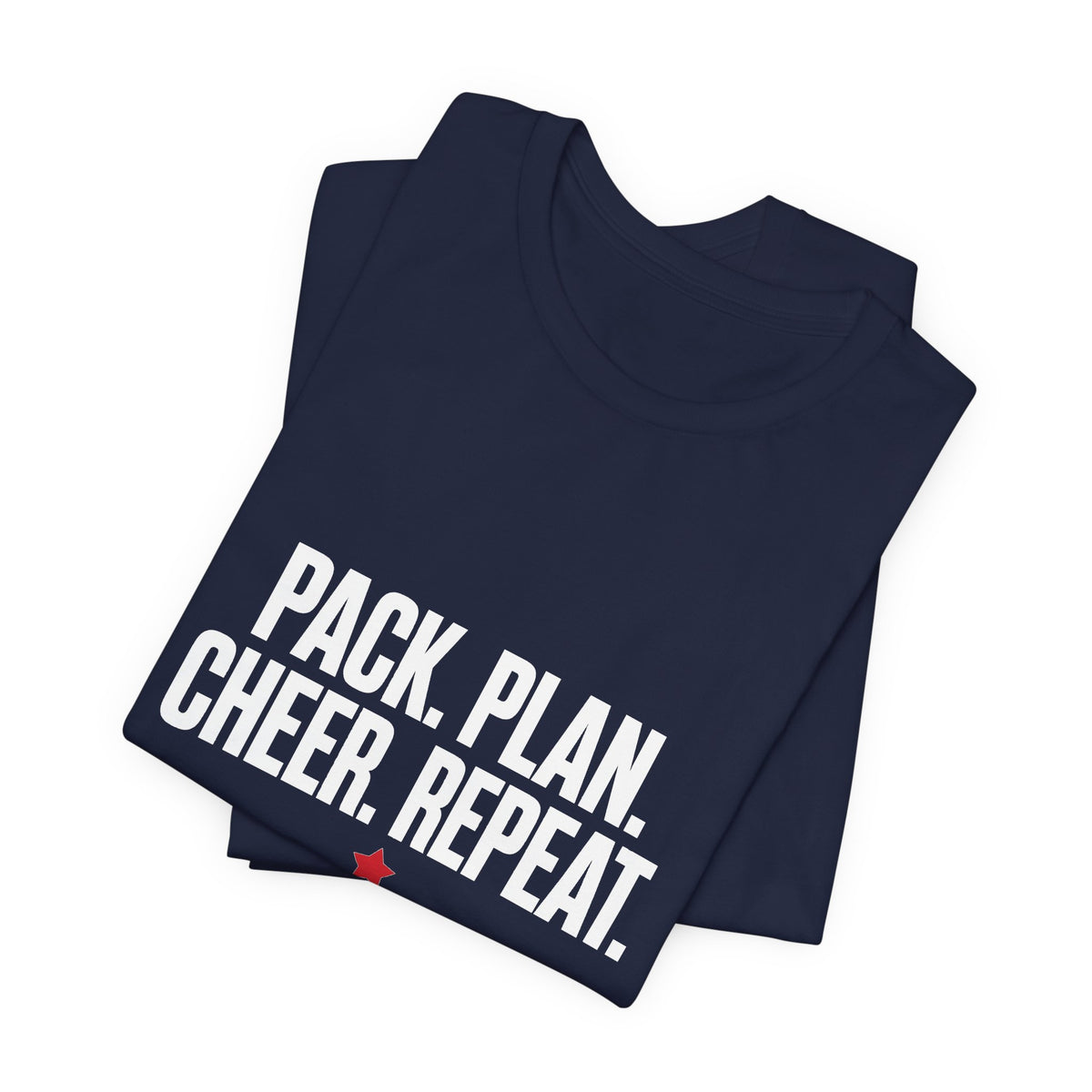 Pack Plan Cheer T-Shirt - White Print