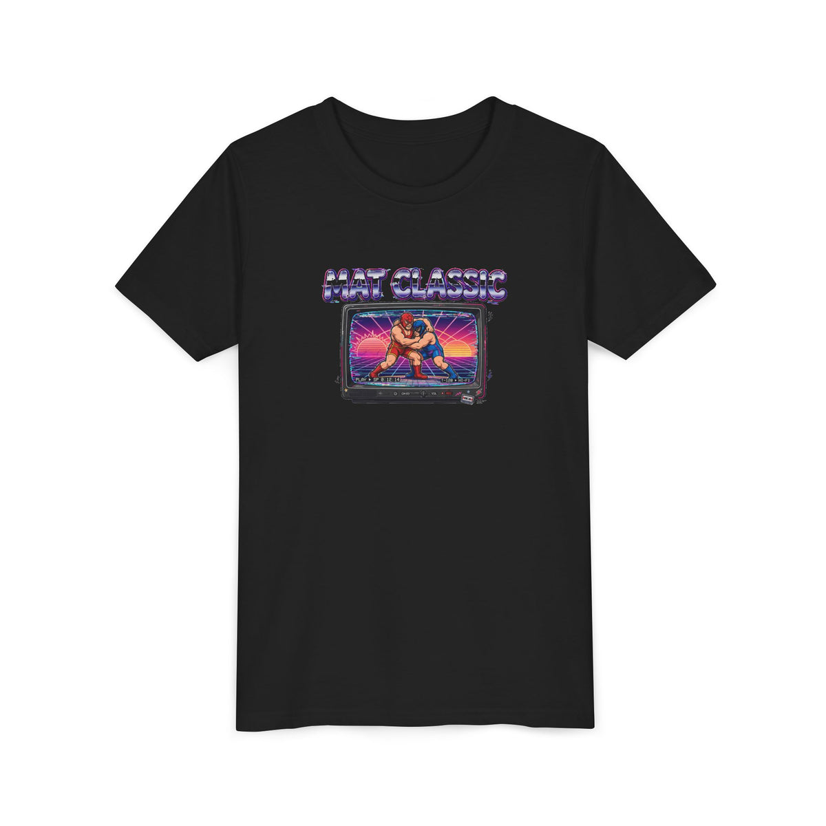 90s VHS Wrestling Youth T-Shirt
