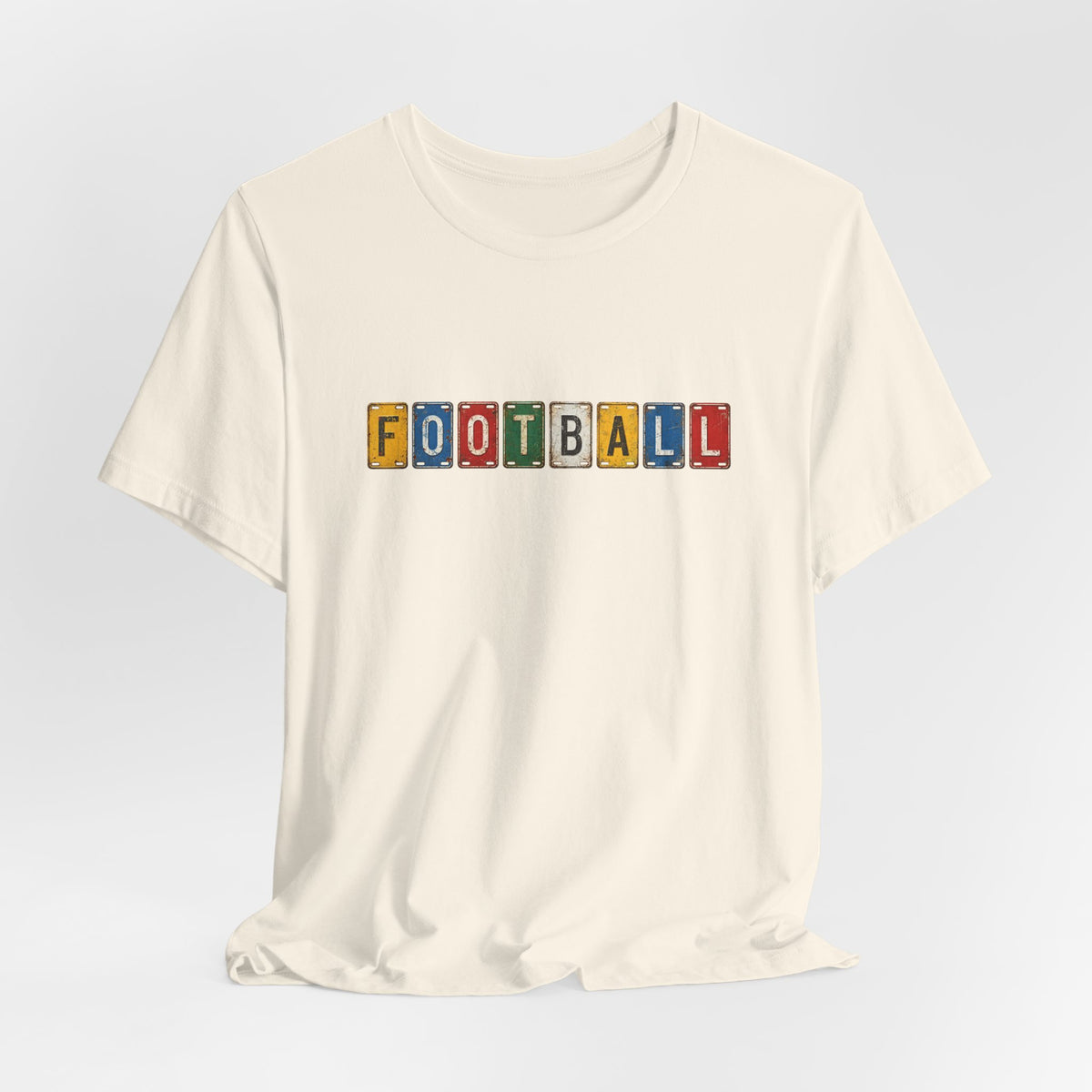 Football License Plate T-Shirt