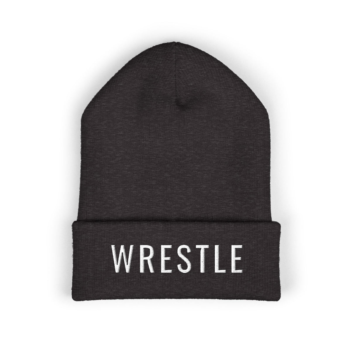 WRESTLE Embroidered Cuff Beanie