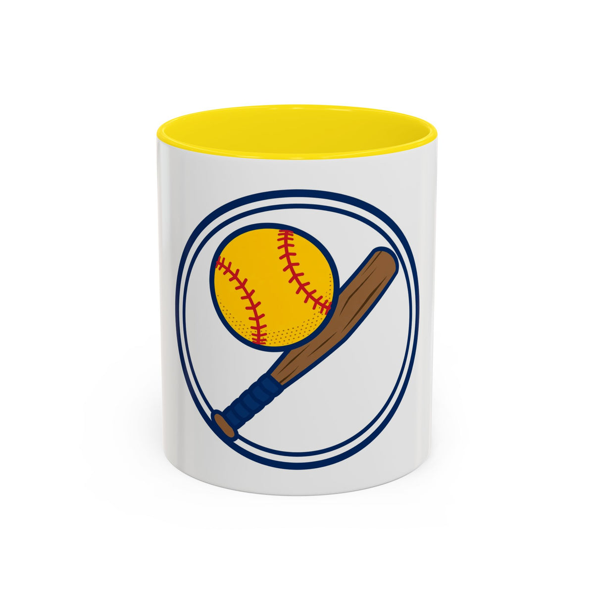 Softball Coffee Mug, 11oz
