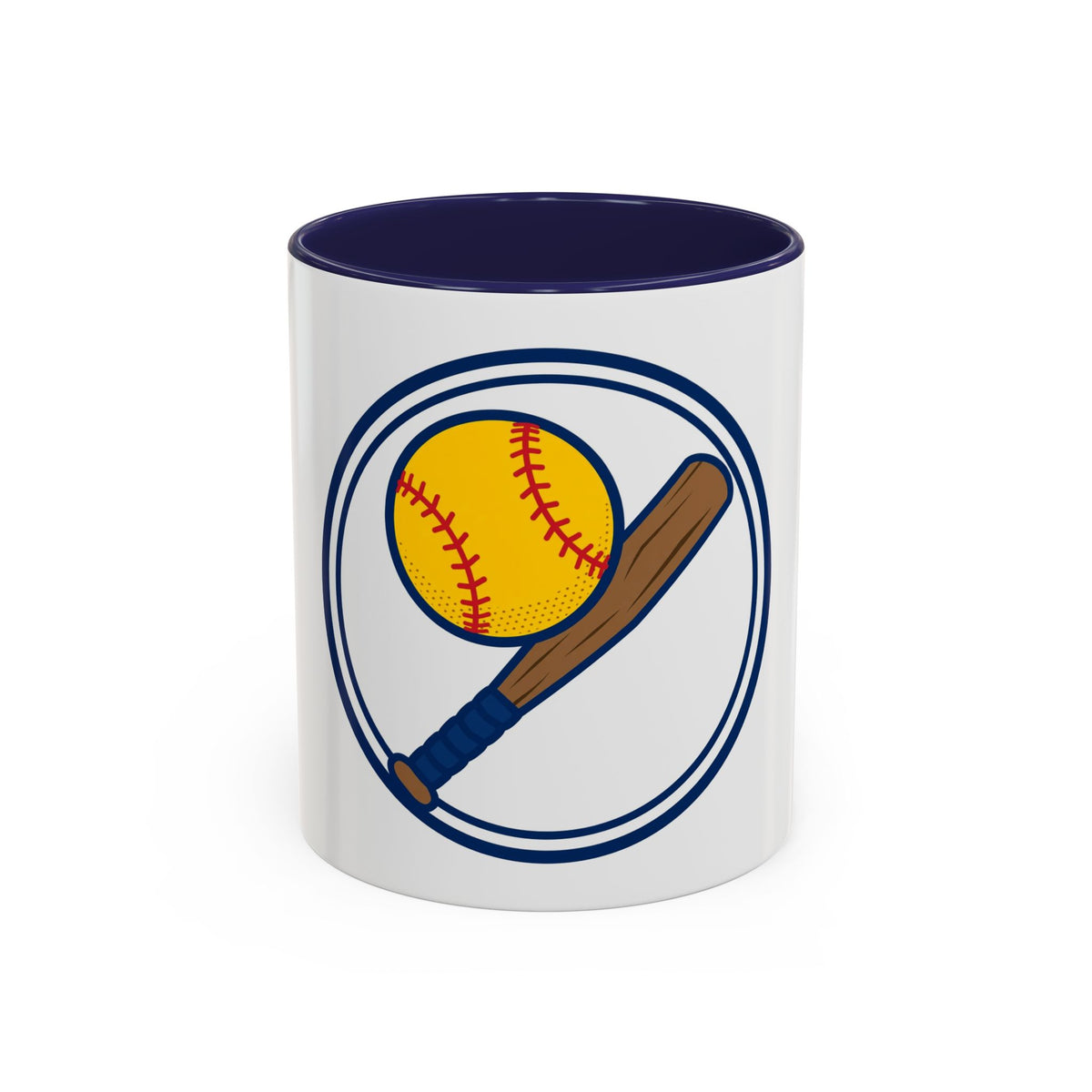 Softball Coffee Mug, 11oz