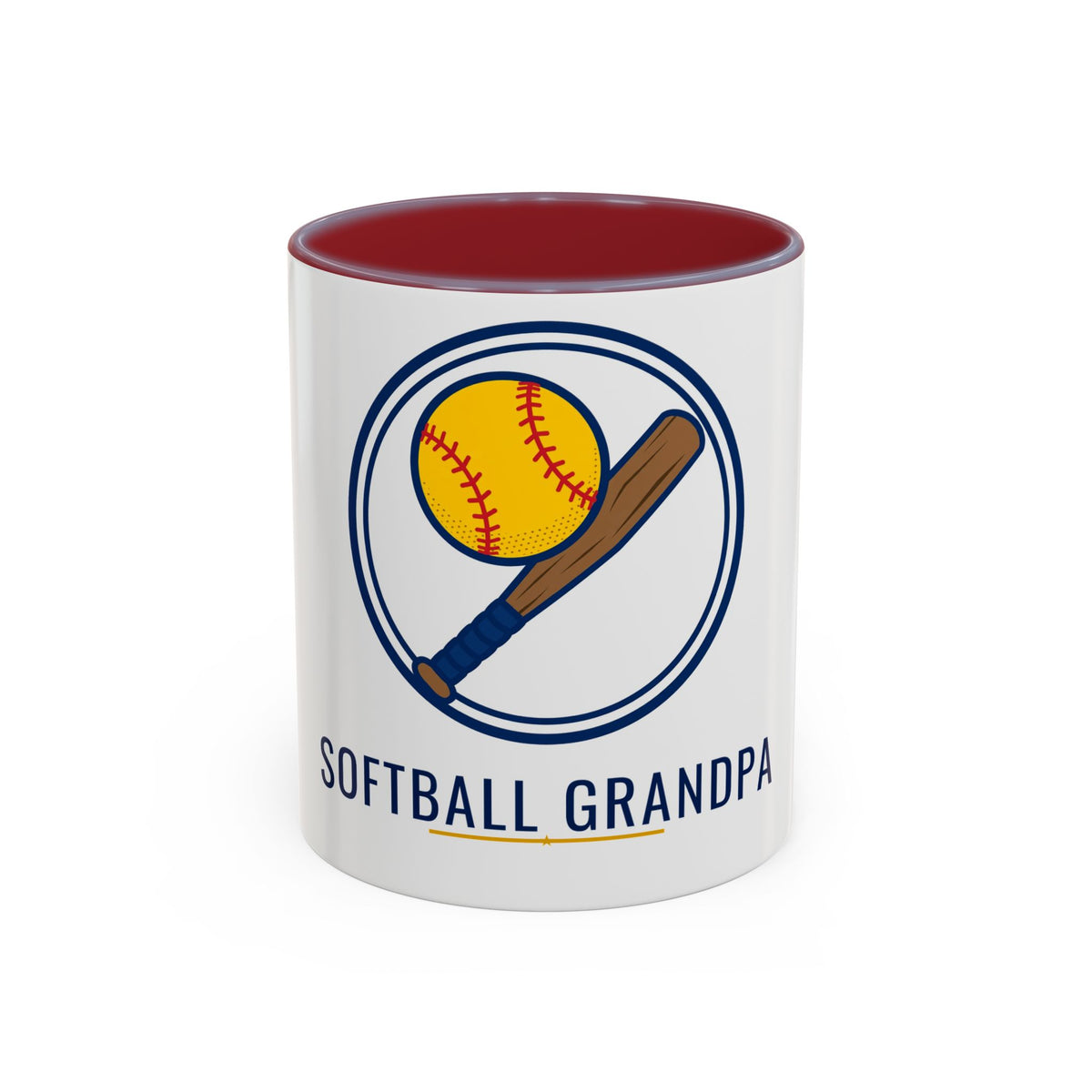 Softball Grandpa Coffee Mug, 11oz