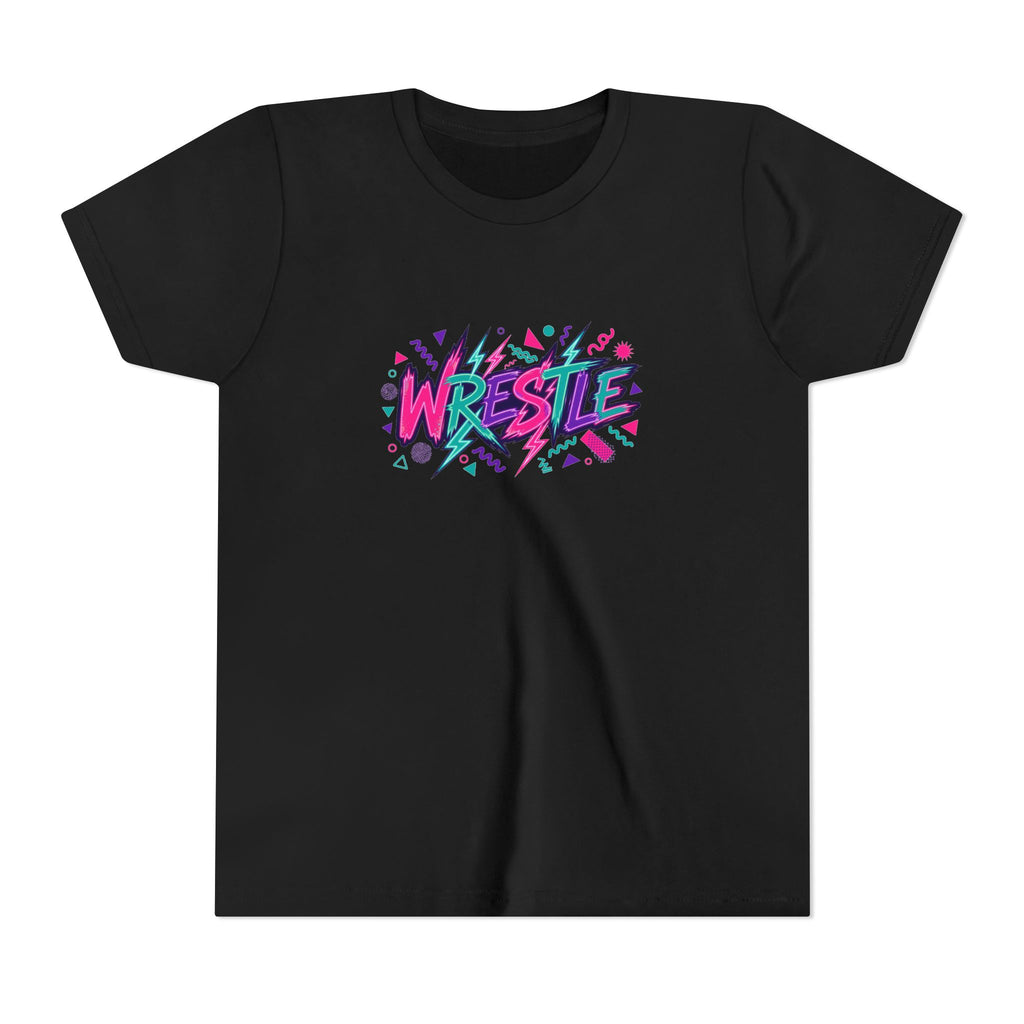 90s Neon Wrestling Youth T-Shirt