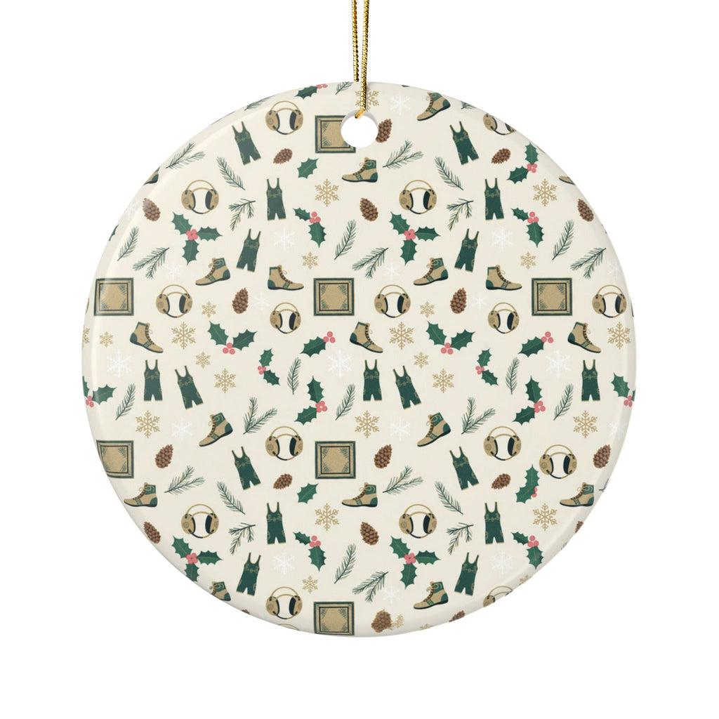 Wrestling Christmas Ornament