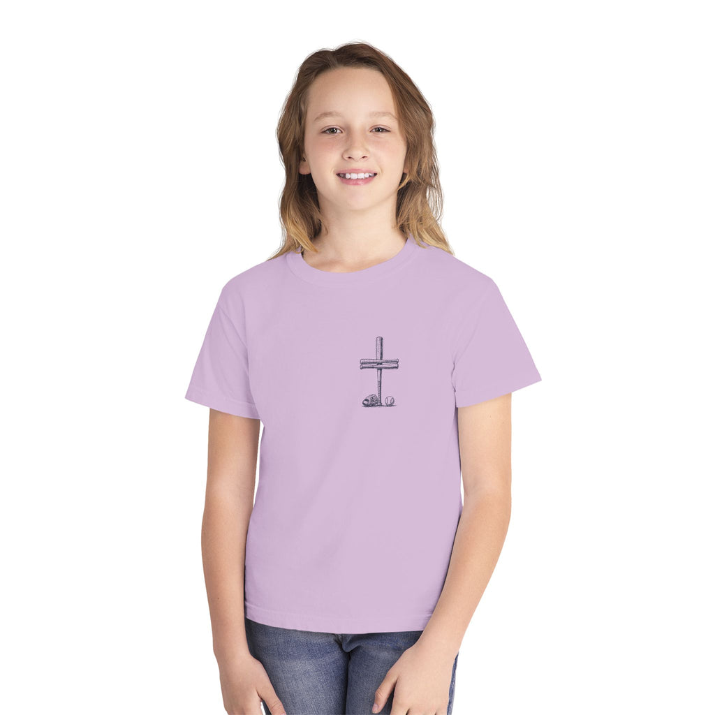 I Can Do All Things Baseball Cross Youth T-Shirt