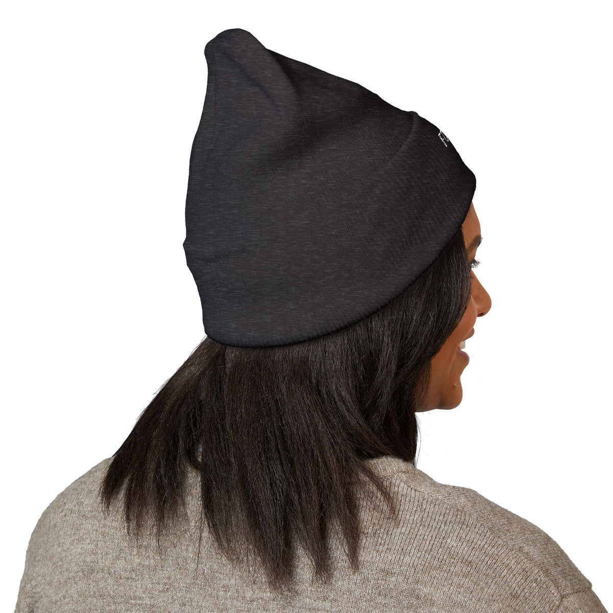 FOOTBALL MOM Embroidered Cuff Beanie