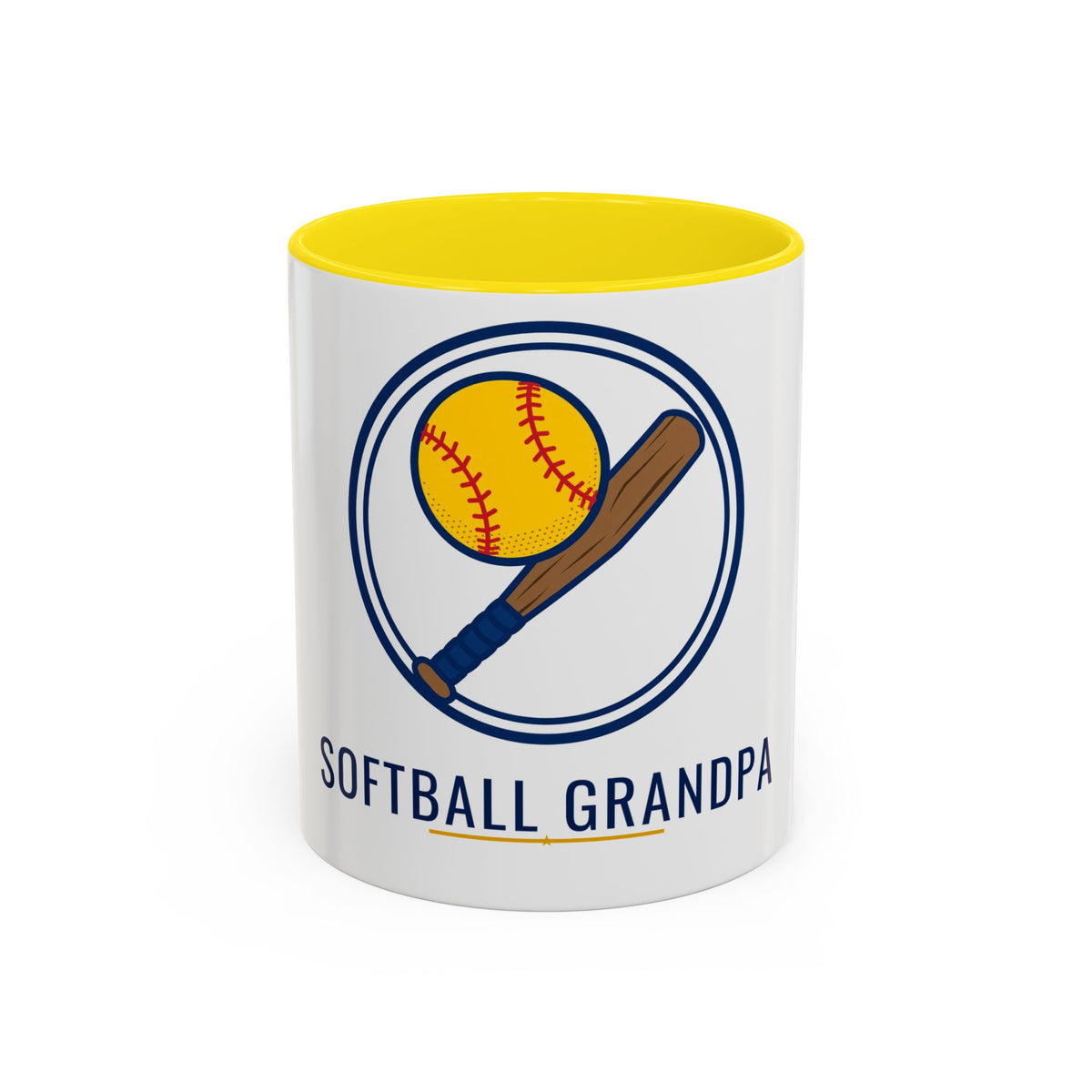 Softball Grandpa Coffee Mug, 11oz