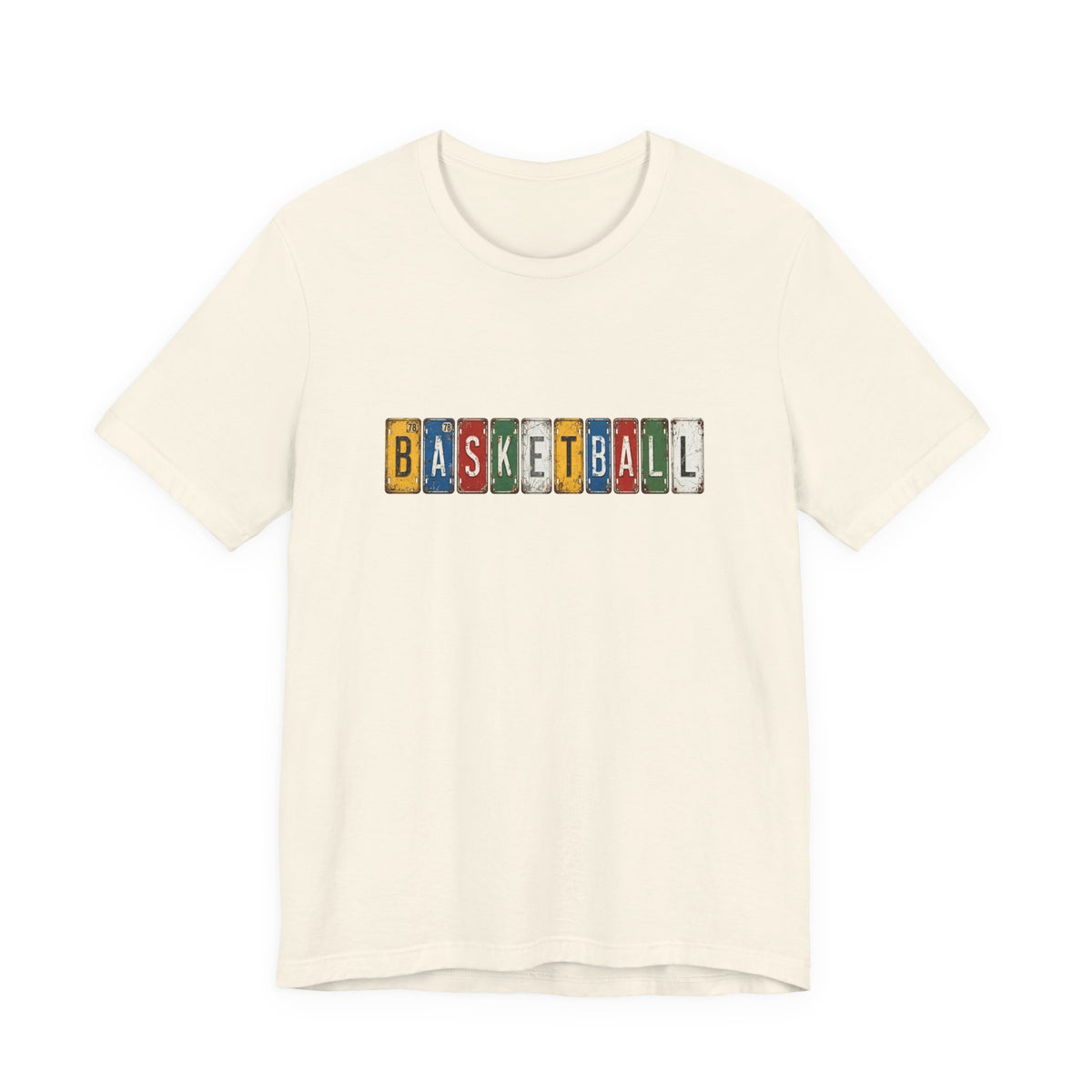 Basketball License Plate T-Shirt