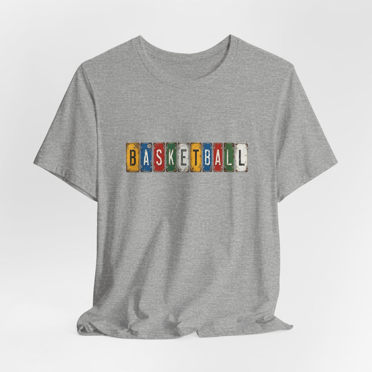 Basketball License Plate T-Shirt