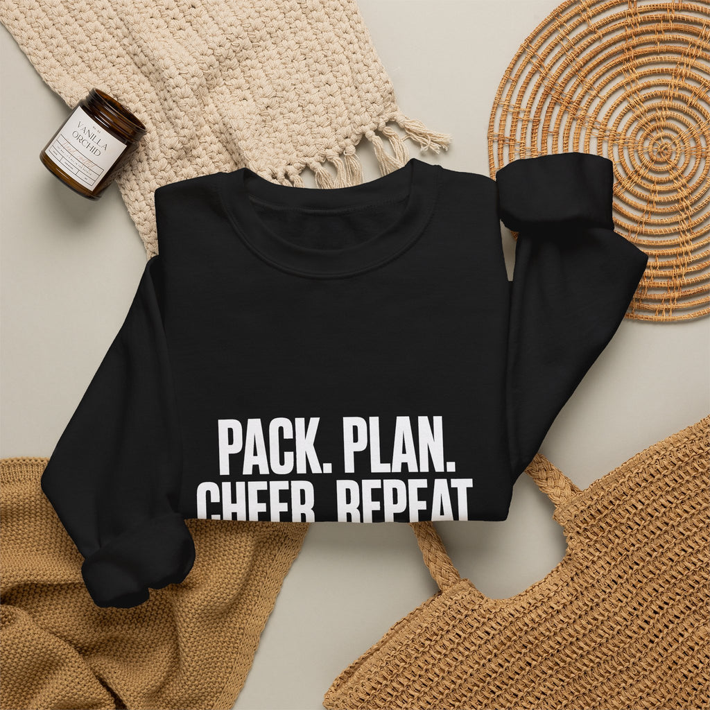 Pack Plan Cheer Crewneck - White Print