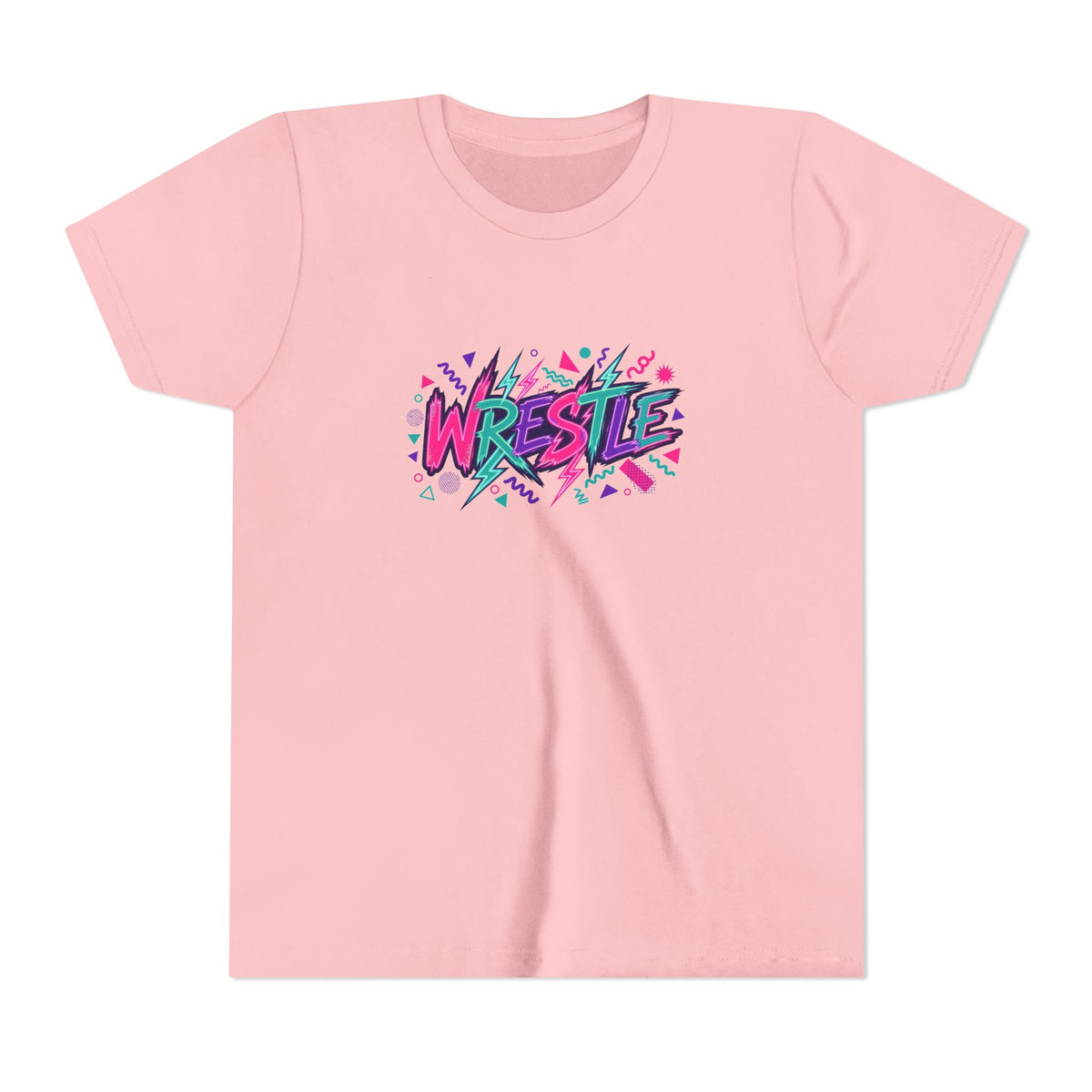 90s Neon Wrestling Youth T-Shirt