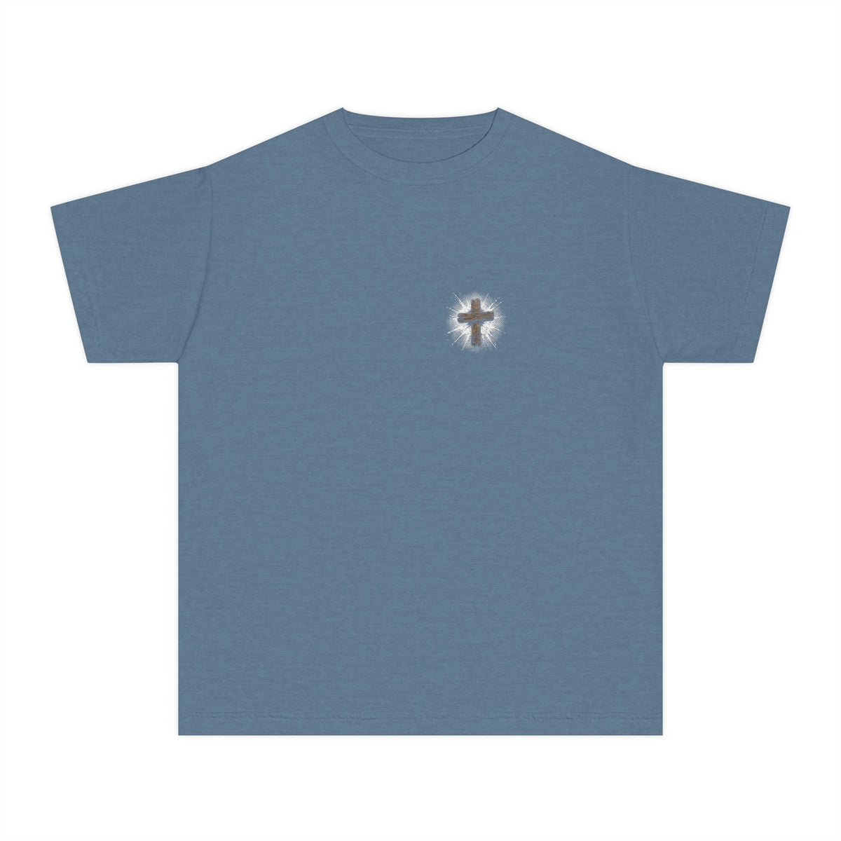 I Can Do All Things Baseball Splatter Youth T-Shirt