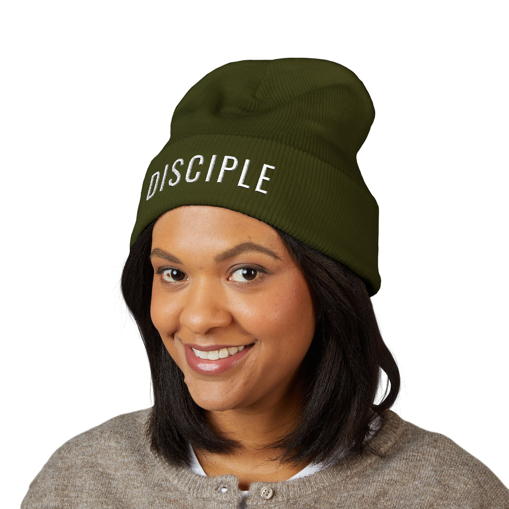 DISCIPLE Embroidered Cuff Beanie