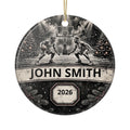 Personalized Basketball Christmas Ornament – Custom Player Name & Year