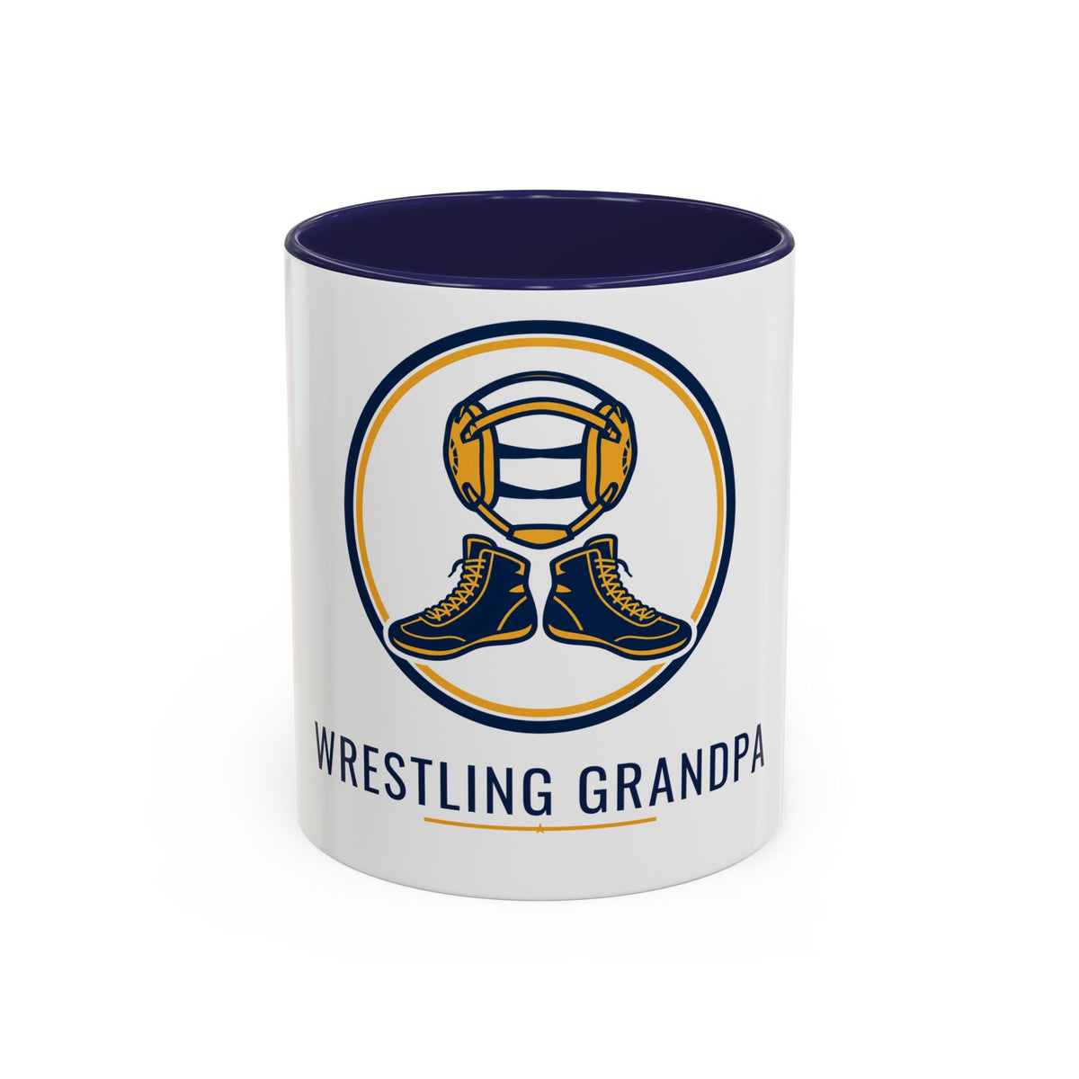 Wrestling Grandpa Coffee Mug, 11oz