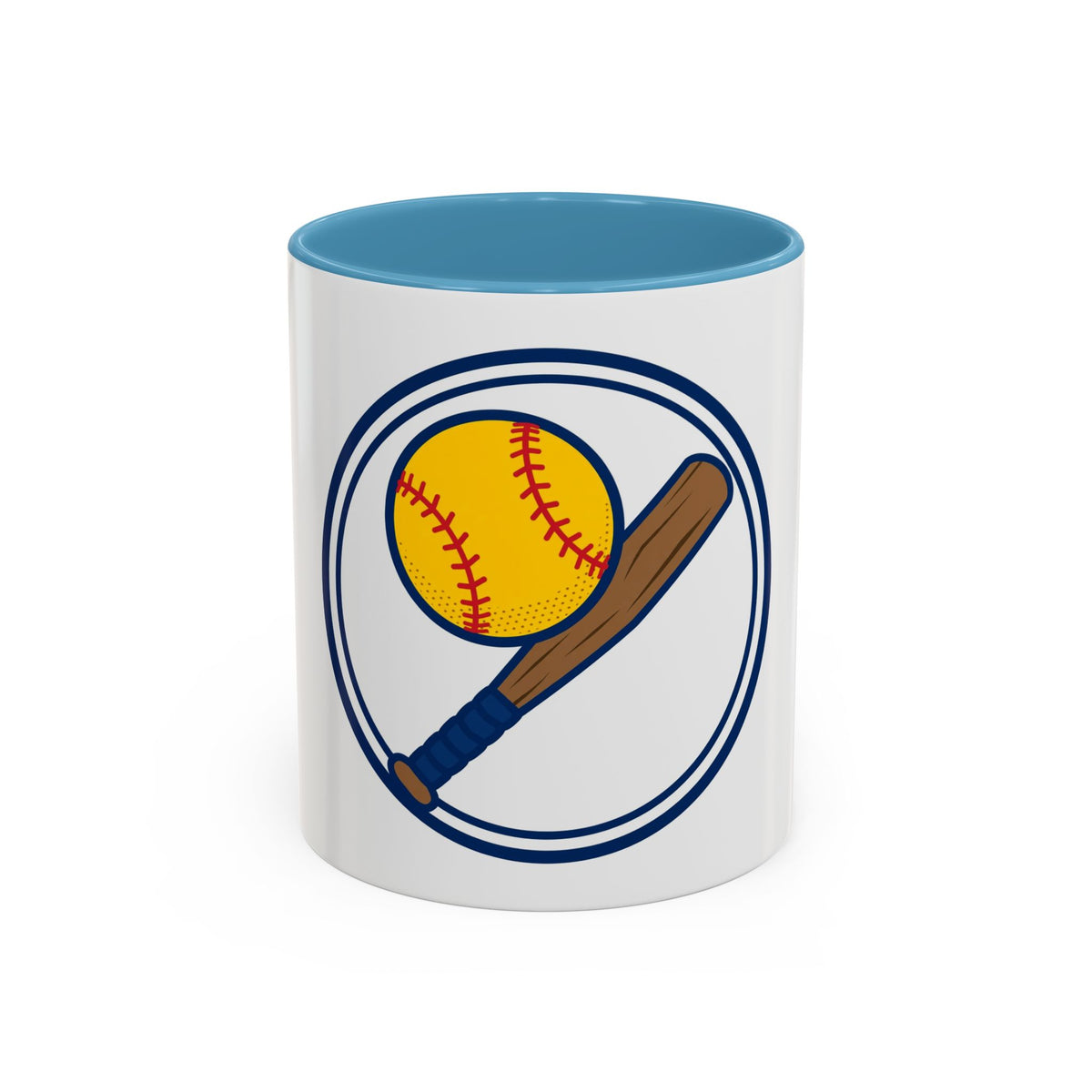 Softball Coffee Mug, 11oz