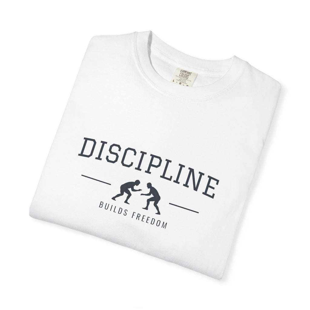Discipline Builds Freedom Wrestling T-Shirt