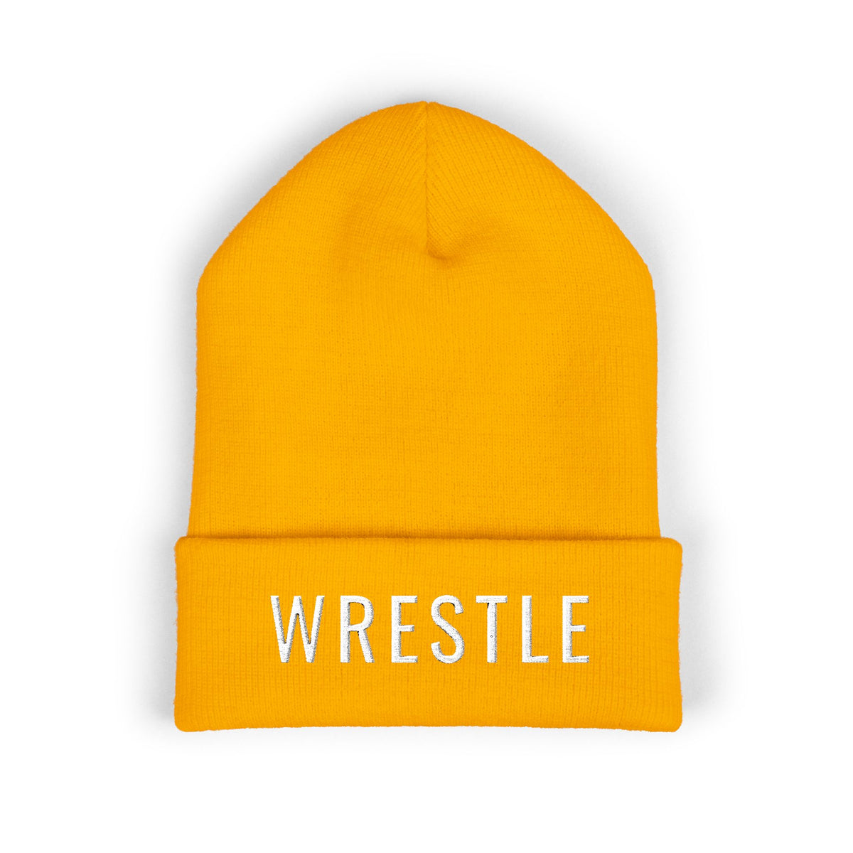 WRESTLE Embroidered Cuff Beanie