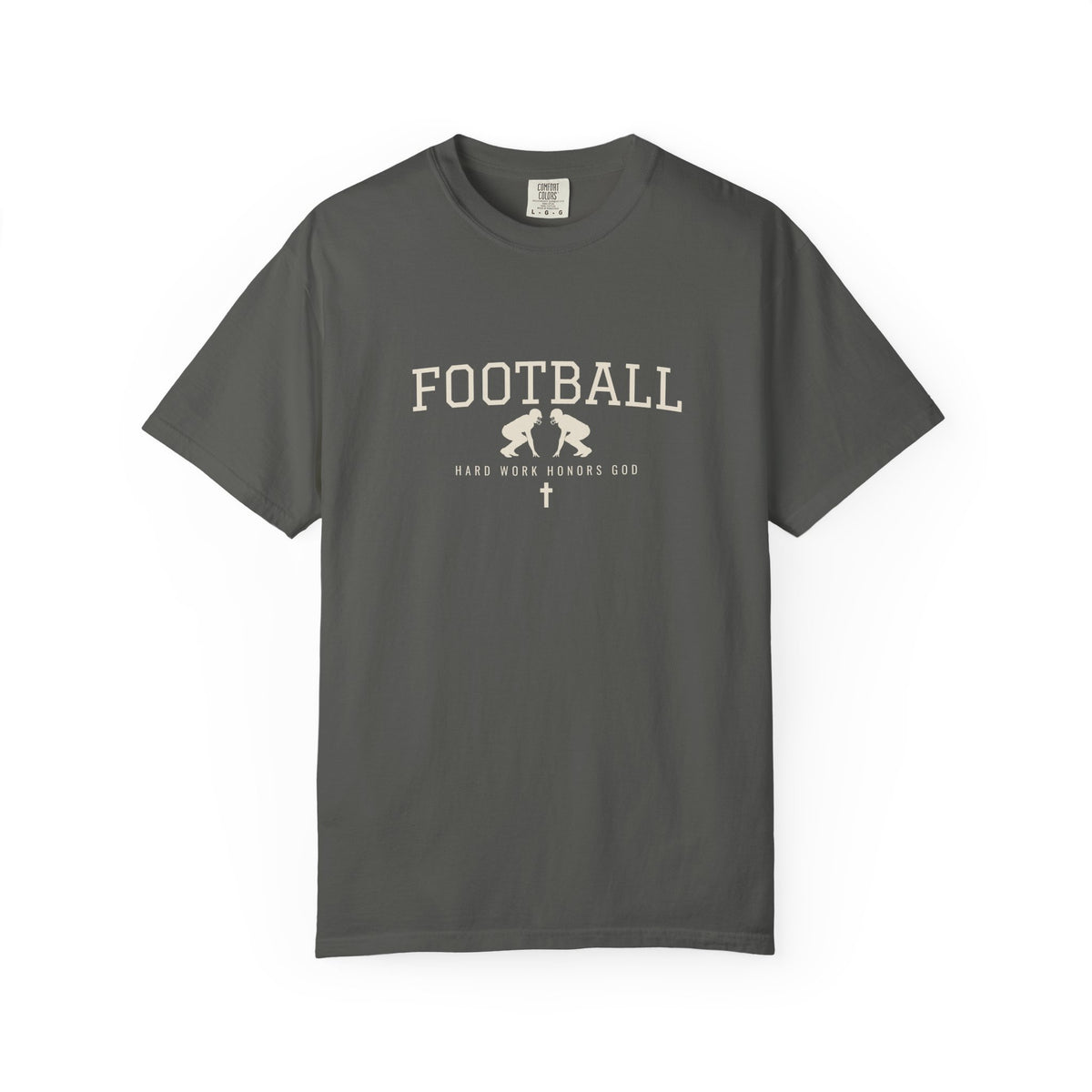 Hard Work Honors God Football T-Shirt