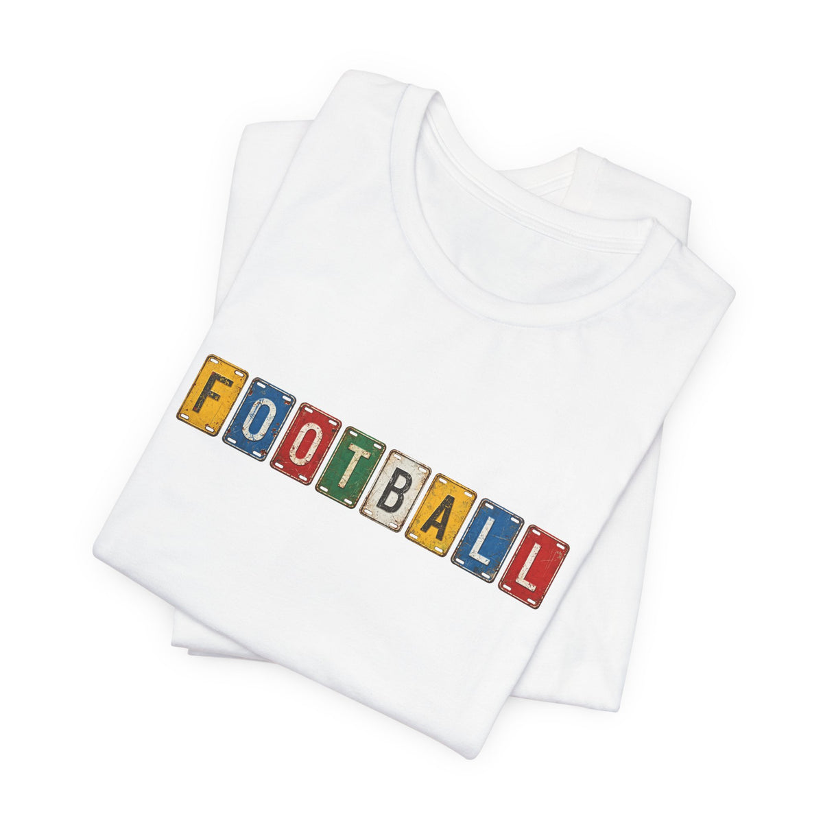 Football License Plate T-Shirt