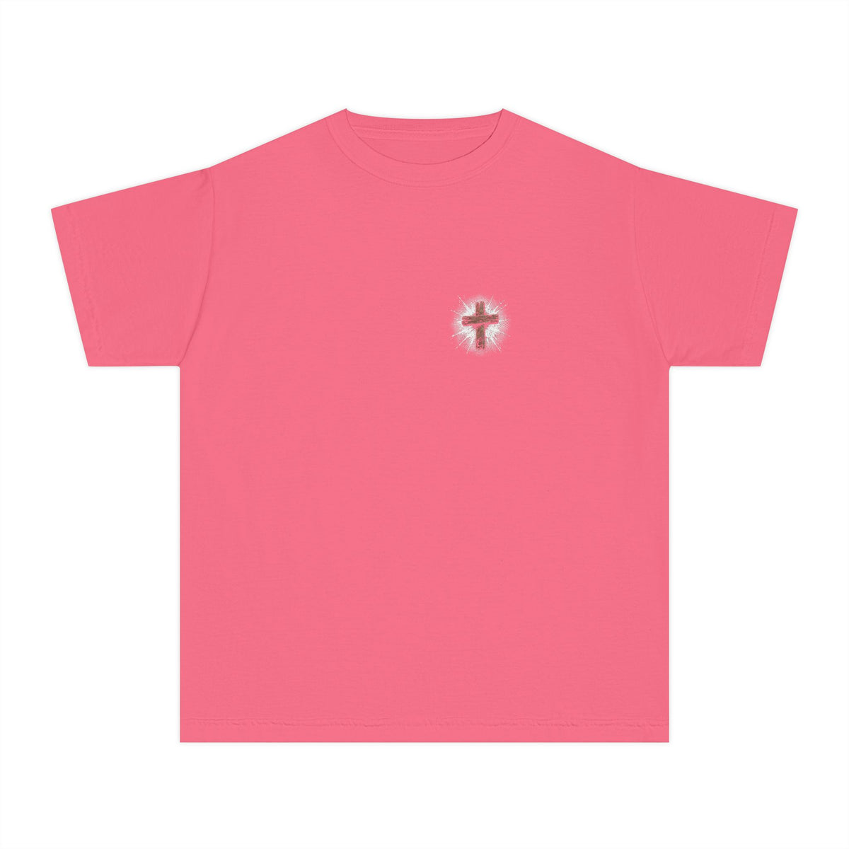 I Can Do All Things Baseball Splatter Youth T-Shirt