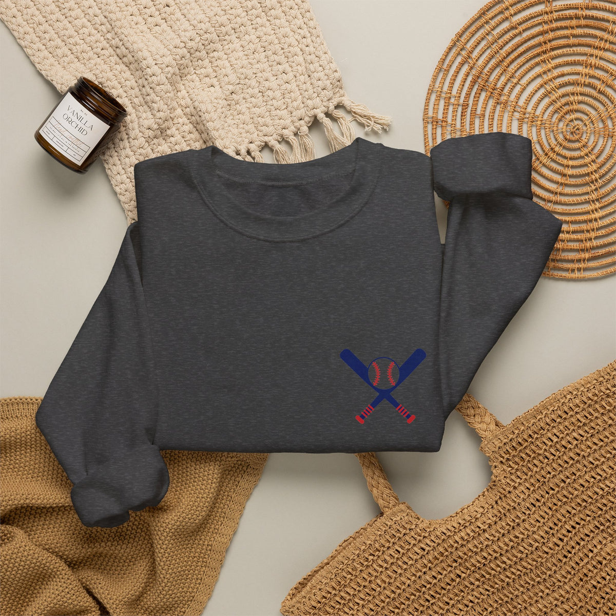 Crossed Bats Crewneck