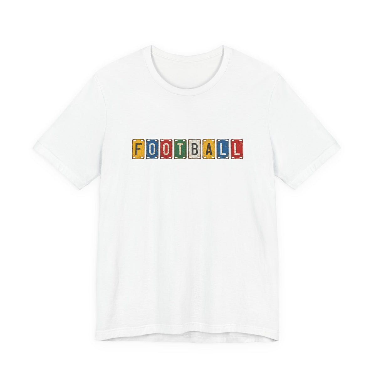 Football License Plate T-Shirt