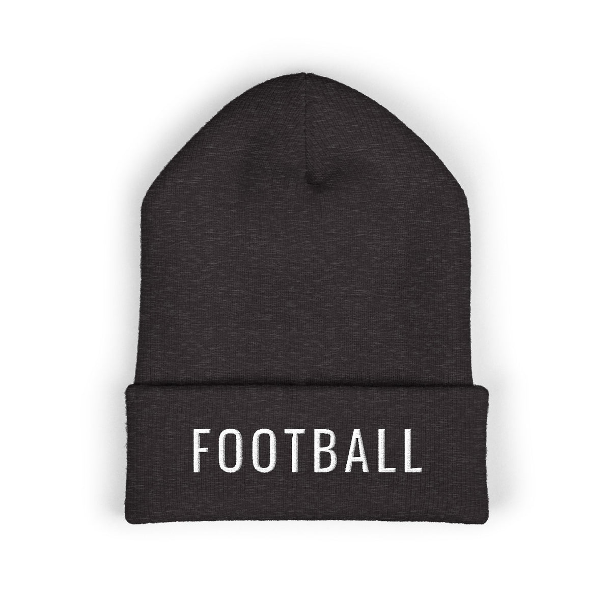 FOOTBALL Embroidered Cuff Beanie