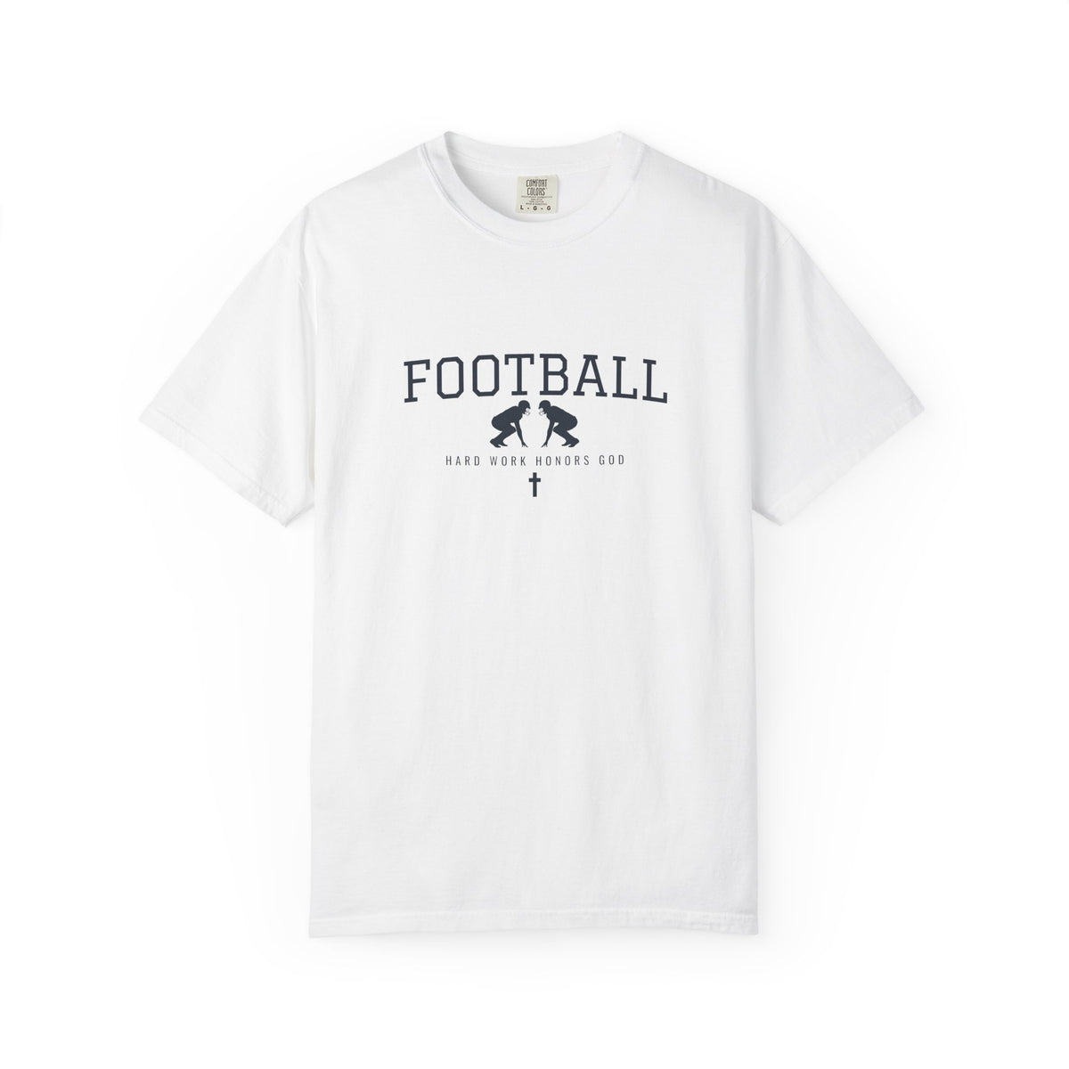 Hard Work Honors God Football T-Shirt