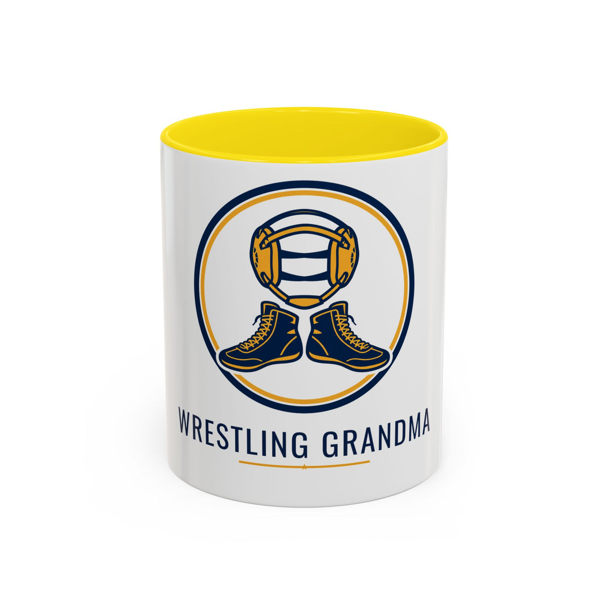Wrestling Grandma Coffee Mug, 11oz
