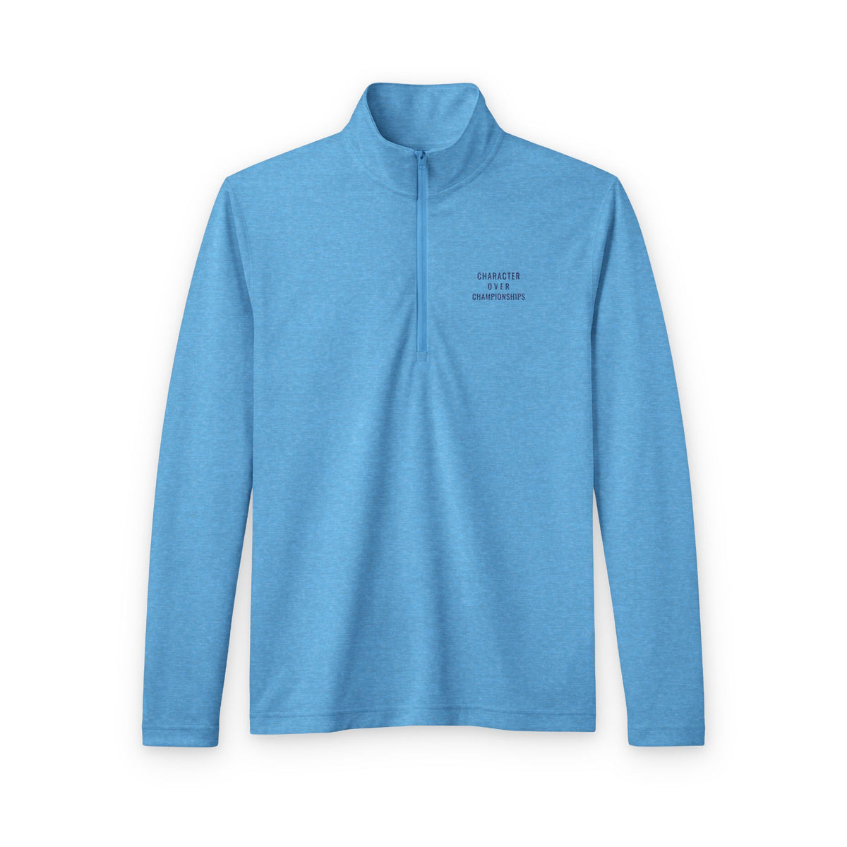 Character Over Championships Embroidered Quarter-Zip Pullover