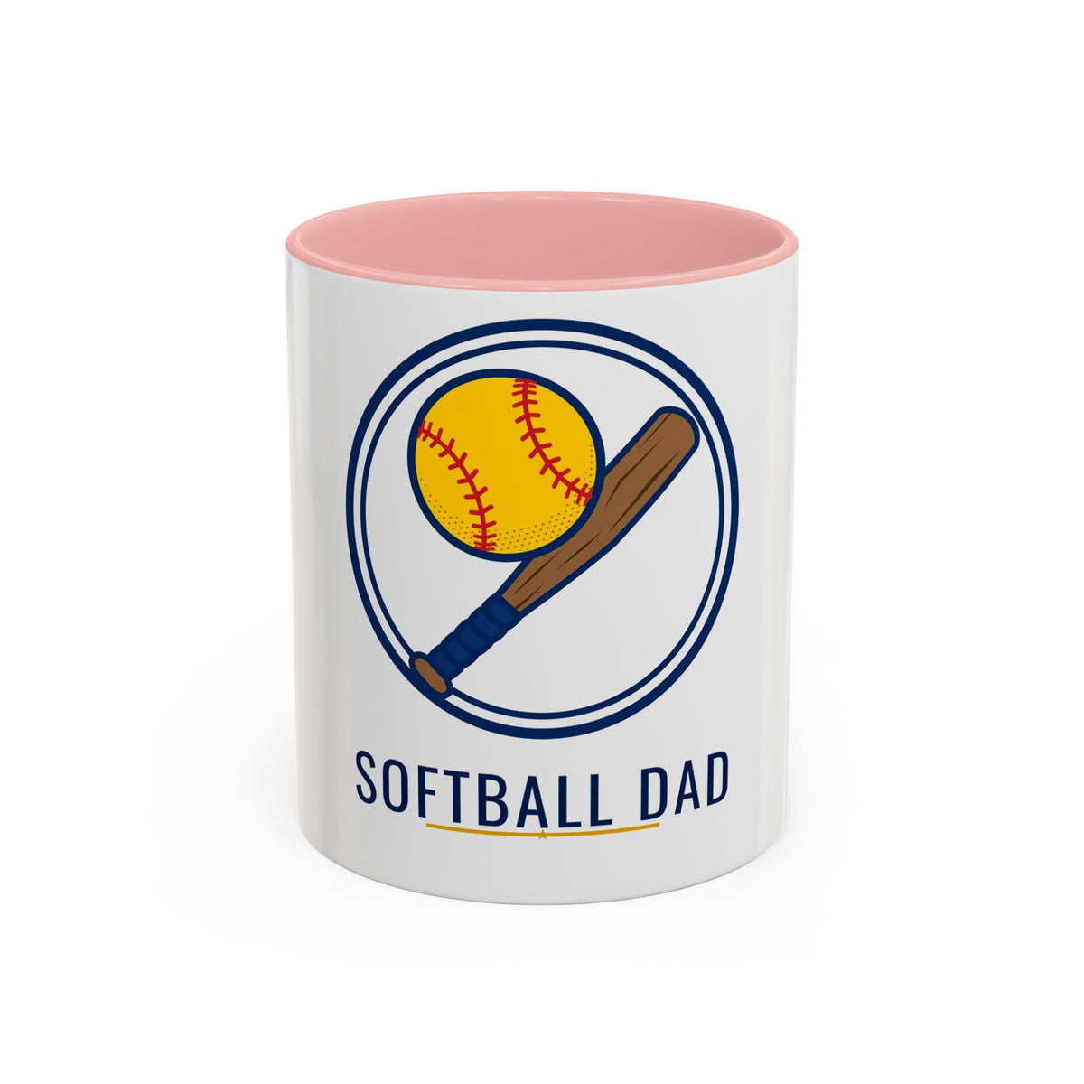 Softball Dad Coffee Mug, 11oz
