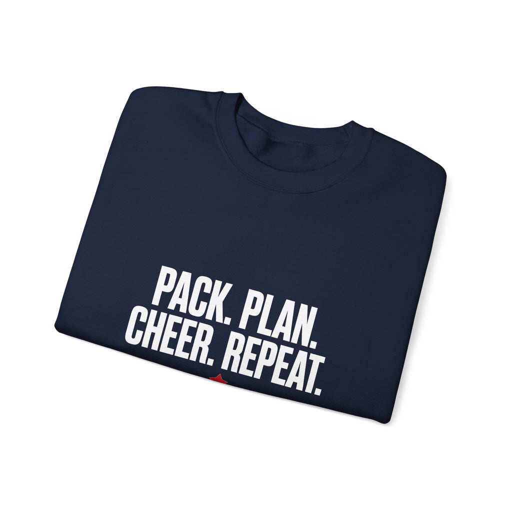 Pack Plan Cheer Crewneck - White Print